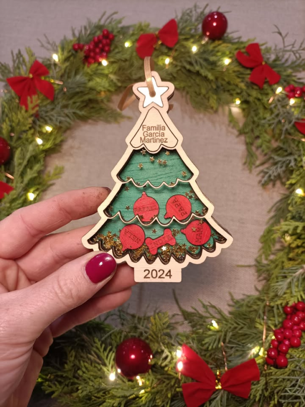 Adorno árbol de navidad 2024